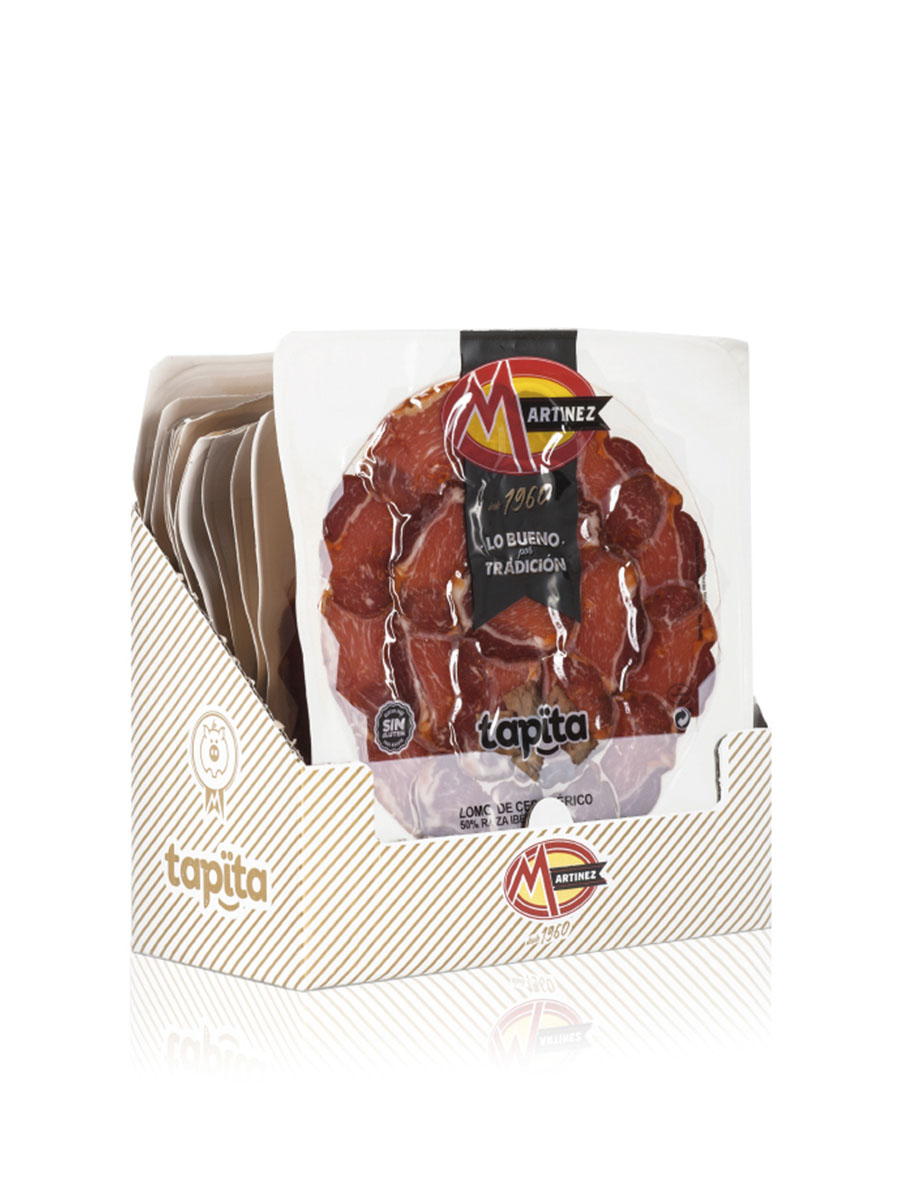 Lomo de Cebo Ibérico 50% Raza Ibérica 80Gr Caja